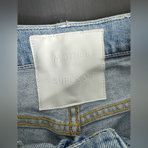 Mother Insider Crop Step Fray Jeans Thanks Again Racer - Picture 6 of 11